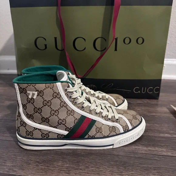 MEN'S GUCCI TENNIS 1977 HIGH TOP SNEAKER